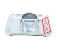 Pie de Gato para Remolque, Placa estabilizadora de Capacidad de 5000 Libras con Base de Pasador para un Marco, Barco, RV, Tubo de Acero galvanizado de 2 Pulgadas de diámetro