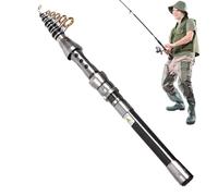 Pie de retráctil, Caña de Pescar telescópica | de de Hielo - Vida Acuática de Flujo Ligero Captura de Palillos Anti-Baguettes