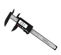 Pie De Rey Calibrador Vernier digital de 0 a 100 mm Calibrador Vernier digital electrónico Regla Herramientas de medición for carpintería Calibre Vernier(With battery)