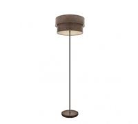 Pie de salon con metal marron modelo doble smile fabrilamp