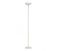 Pie de salon luyten 2xe27 blanco mate 180x27x27 cm