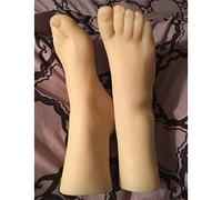 Pie de silicona, Pies Femeninas de Silicona Pie falso realista, el modelo de pie de silicona simulada muestra pies hermosos y textura de pie hermosa, material TPE 100% envío de pie nuevo