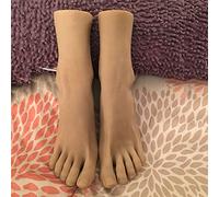Pie de silicona, Pies Femeninas de Silicona Pie falso realista, el modelo de pie de silicona simulada muestra pies hermosos y textura de pie hermosa, material TPE 100% envío de pie nuevo