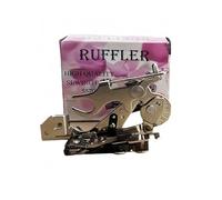 Pie de volante para máquina de coser, accesorio ajustable para plisado y recogido compatible con Singer Brother Janome Juki 55705, embalaje rosa