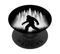 Pie Grande Caminando por Bosque Blanco Bajo Estrellas De PopSockets PopGrip Adhesivo