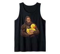 Pie Grande Sosteniendo Un Patito De Goma Camiseta sin Mangas