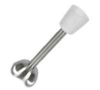 Pie mezclador acero inoxidable hoja*4 blanco robot doméstico MS-651824 MoulinEX robot doméstico MS-651824 MoulinEX