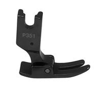 Pie para coser cremalleras Prensatelas totalmente de acero P351 for máquina coser industrial pespunte
