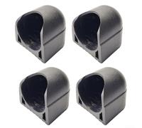Pie para máquina de remo, 4 piezas de equipo de fitness, accesorios de pedal para máquina de remo, entrenador de ejercicio (negro 01)