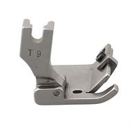 Pie Prensatelas Ajustable para t9 Industrial, de Borde Metálica para Dobladillos, Máquina para coser, Función Hemmer, Para Confección Textil, Medida 3x2.5x1.3cm