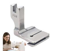 Pie prensatelas para costura - Compatible con ribete doble fruncido Accesorio universal para máquina de coser, pie prensatelas para dobladillos, capaz de hacer pliegues | Compatible con máquinas de co