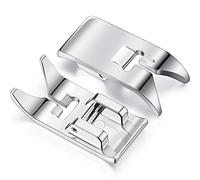 Pie Prensatelas para Máquina de Coser Pie Recto a Presión Pie Universal de Uso General en Zigzag para la Mayoría de Máquinas de Coser Máquinas de Coser Domésticas de Mango Bajo (2 Piezas)