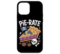 Pie-Rate Skull Sweets Humor Pirata Carcasa para iPhone 12 Mini