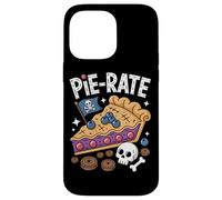 Pie-Rate Skull Sweets Humor Pirata Carcasa para iPhone 14 Pro MAX