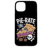 Pie-Rate Skull Sweets Humor Pirata Carcasa para iPhone 15 Plus