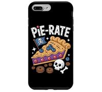 Pie-Rate Skull Sweets Humor Pirata Carcasa para iPhone 7 Plus/8 Plus