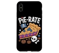 Pie-Rate Skull Sweets Humor Pirata Carcasa para iPhone XS MAX