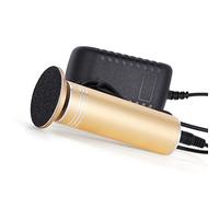 Pie Roll Eléctrico, Velocidad Ajustable, Lima para Pies Eléctrica Profesional Pies Herramientas para Pedicura con Almohadillas de Repuesto (Oro)