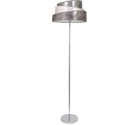 Pie salon colonia cromo/plata-blanco 1xe27 153x40x40 cm