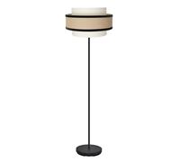 Fabrilamp Lámpara de pie Cornalina 1xE27 166x40x40 cm Beis/Negro