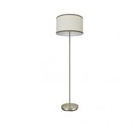 Pie salon de pantalla bicolor cuero/beis modelo soprano fabrilamp