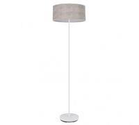 Pie salon jerte 1xe27 blanco/cemento gris 165x40x40 cm marca fabrilamp