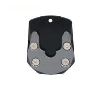 Pie soporte CNC para motocicleta para smax 155 CYGNUS GTR RAY125 BWS | Almohadilla de extensión del caballete lateral, placa de soporte Ampliar(Titanium)
