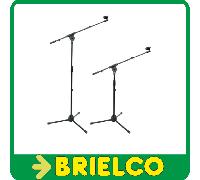 PIE SOPORTE DE MICROFONO PROFESIONAL ALTURA AJUSTABLE 75-138 CM NEGRO BD2709