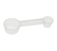 Piebert Cuchara medidora transparente de plástico, 1 unidad, compatible con panificadoras comunes