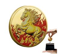 Pièce Commémorative - Pièce De Collection Succès Immédiat, Souvenir Cadeau Avec Grattoir Compact Pour Fille, Garçon, Adolescent, Famille & Ami