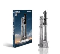 Piececool Metal Puzzle 3D Nave Espacial, Maquetas para Construir Adultos, Acero Inoxidable Maqueta Metal, Puzzle 3D Adultos DIY,Coleccionables,106 Piezas