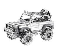 Piececool Puzzle 3D Maqueta Metal, Todoterreno Puzzles 3D Maquetas para Montar, Maquetas para Construir Adultos y Adolescentes, Plateado