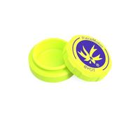 Piecemaker Container Large | Recipiente de silicona para concentrado, ceras, cremas y cosméticos | apto para alimentos y sin BPA | apto para lavavajillas | 4,5 cm de diámetro | capacidad: 4 g (bandera