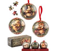 PieceRelax Adorno de Puzzle de Navidad - Phoenix Chan - Kitty Angels | 180 Piezas | Decoración Festiva Única [A3956]