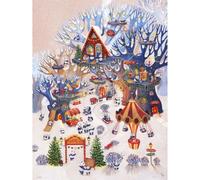 PieceRelax PieceClicks Puzzle 1000 Piezas Animales para Adultos Rompecabezas Julia Vaihicheva - Panda Land 63,3 x 47,6 cm [U1390]