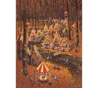 PieceRelax PieceClicks Puzzle 1000 Piezas Paisaje para Adultos Rompecabezas Julia Vaihicheva - Autumn Fair 63,3 x 47,6 cm [U1389]