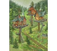 PieceRelax PieceClicks Puzzle 1000 Piezas Paisaje para Adultos Rompecabezas Julia Vaihicheva - Green Hills 63,3 x 47,6 cm [U1388]