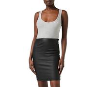 PIECES 17092820, Falda Mujer, Negro (Black Black), L