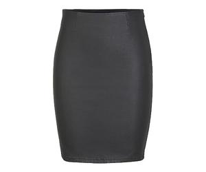 PIECES 17092820, Falda Mujer, Negro (Black Black), M
