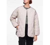 Pieces Abrigo acolchado mujer. Crema 40 (L)