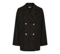 PIECES Abrigo corto para mujer Pcmarbel Coat Noos, Negro, M