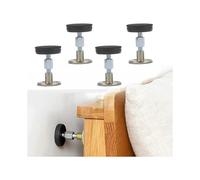 Pieces Adjustable Threaded Bed Frame Anti-Shake Tool Telescopic Bracket, Headboard Plug Set Anti-Shake Fixer Anti-Vibration Fixings for Home Furniture