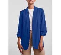 Pieces Blazer de mujer con mangas 3/4 y cuellos de solapa. Azul royal 36 (S)