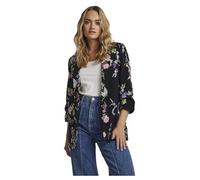 PIECES Blazer para Mujer, Negro, M
