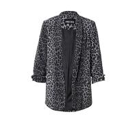 PIECES Blazer 'PCBosella' gris oscuro / negro 36 gris oscuro / negro
