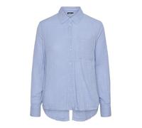 PIECES Blusa de Manga Larga para Mujer, Hortensia, L