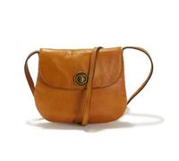 PIECES Bolso De Mano De Piel Totally Royal. Talla talla única. Color Coñac