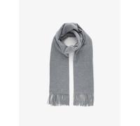 Pieces Bufanda con flecos de mujer Pieces. Gris claro