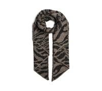 PIECES Bufanda larga para mujer Pcpyron Animal Scarf Noos BC, Pimienta blanca/Aop: cebra, Talla única