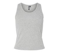 PIECES Pcanibi SL Bra Top Noos BC Camiseta de Tirantes Anchos, Gris Claro, L Mujeres